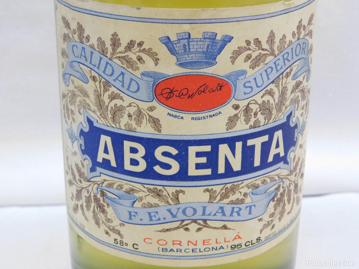 Botellas antiguas: LICOR ABSENTA VOLART - CORNELLA - Foto 4