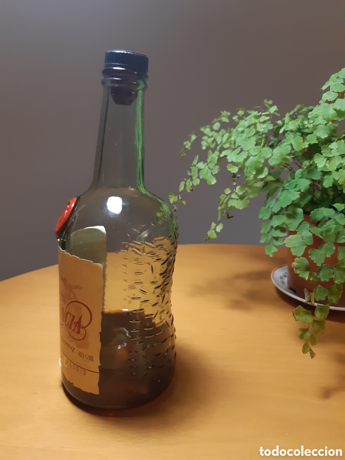 Botellas antiguas: Botella Brandy de Jerez Independencia - Foto 2