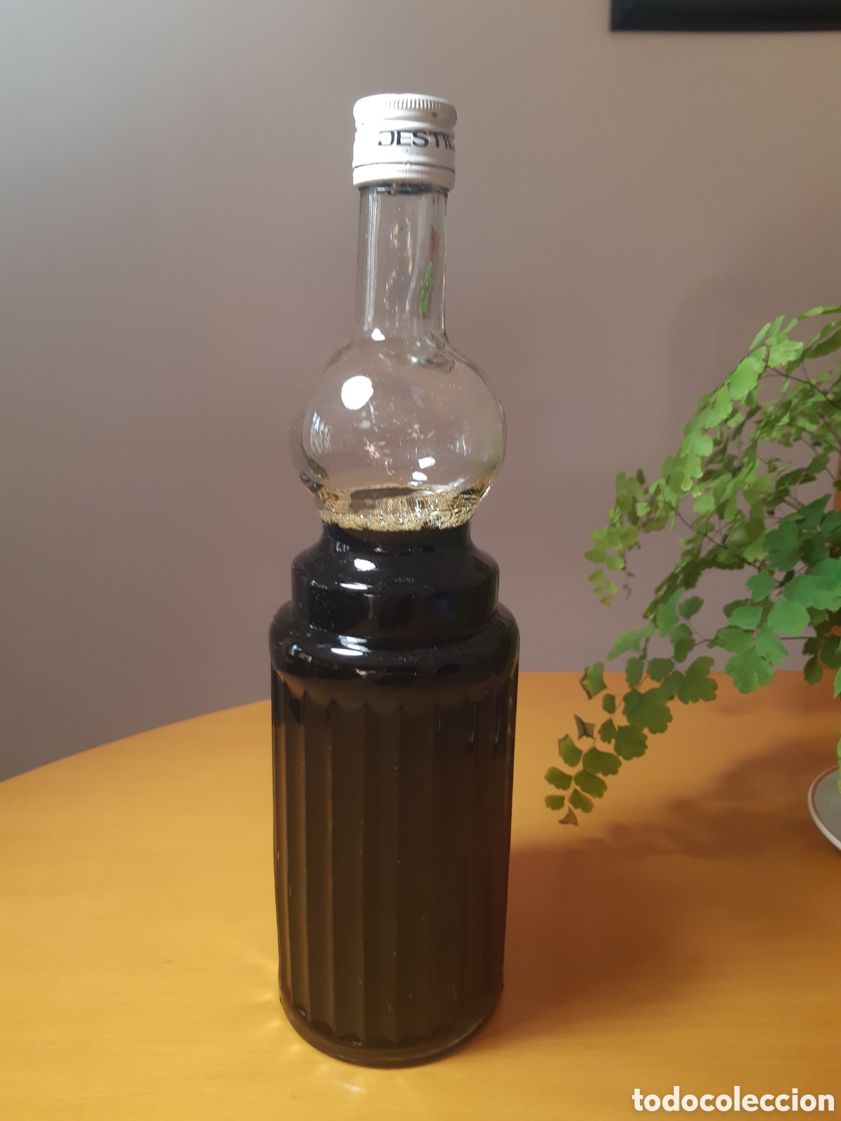 Botellas antiguas: Botella jarabe de lim&oacute;n Tenis - Foto 6