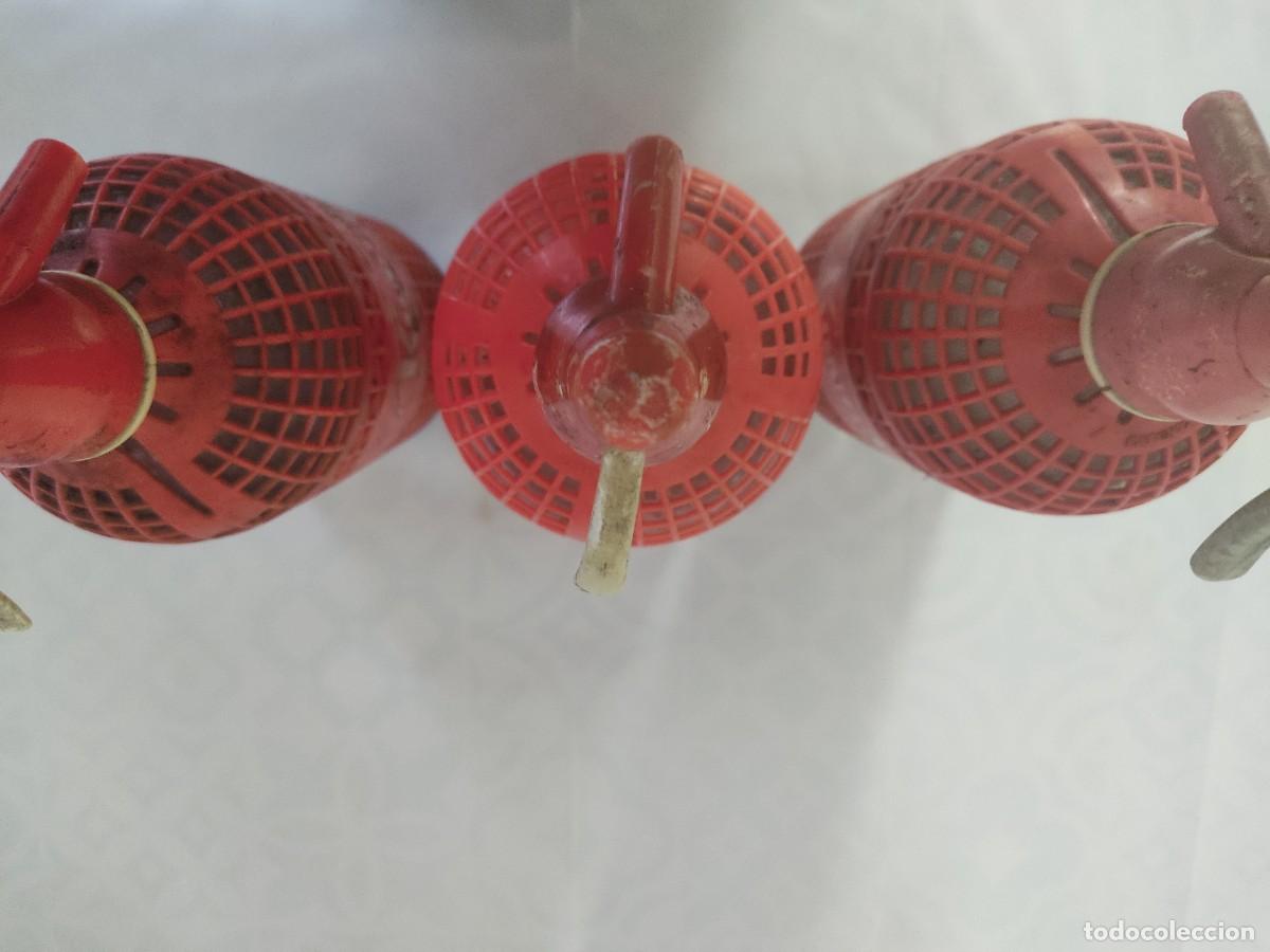 Botellas antiguas: LOTE DE 3 SIFONES KONGA - Foto 6