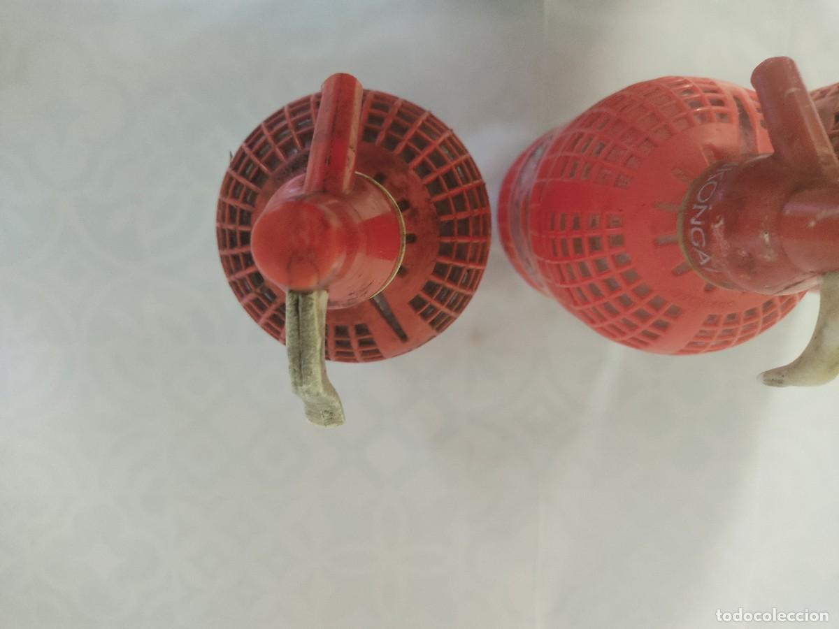 Botellas antiguas: LOTE DE 3 SIFONES KONGA - Foto 7