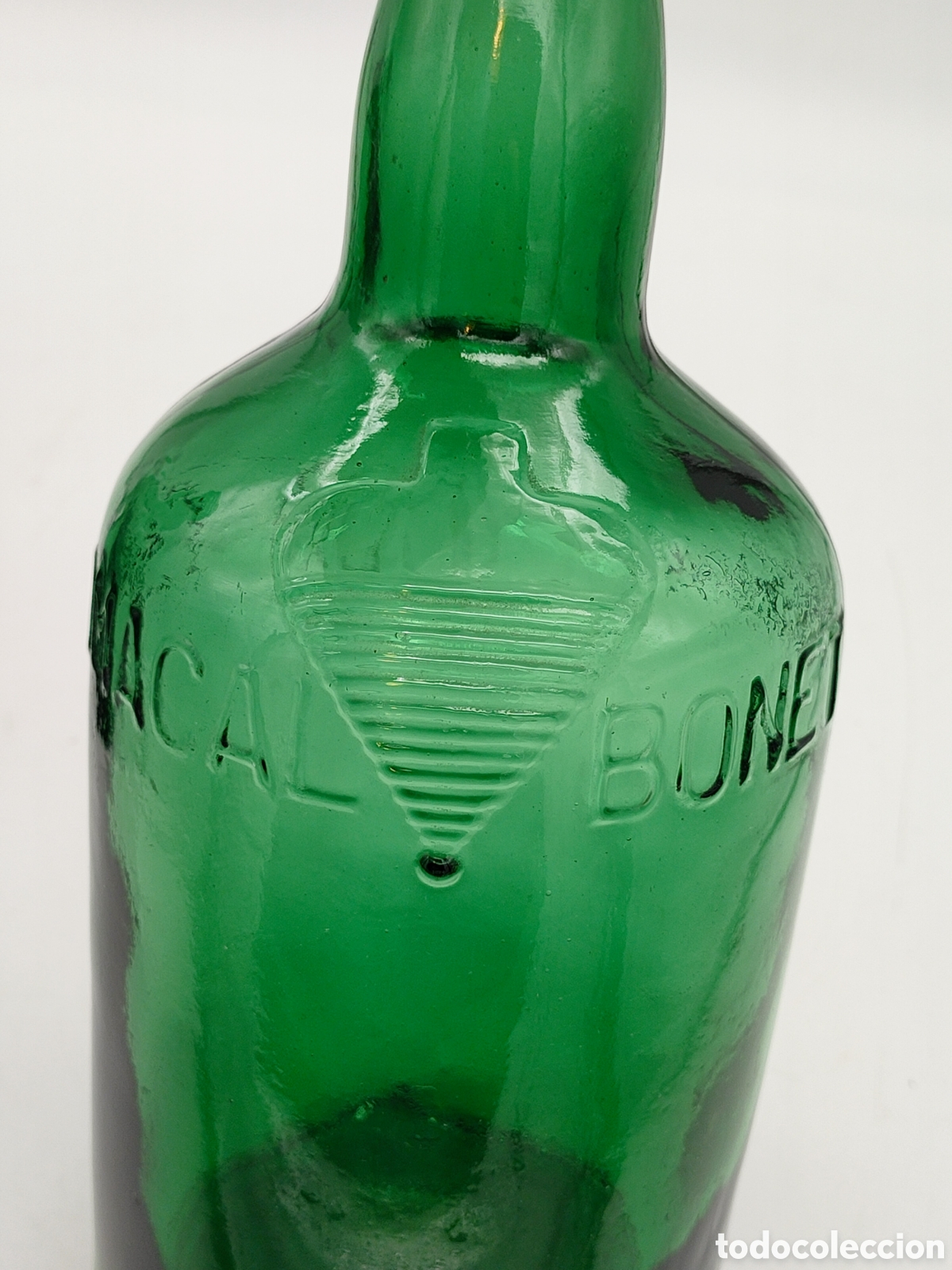Botellas antiguas: Dos botellas antiguas color verde - Foto 4