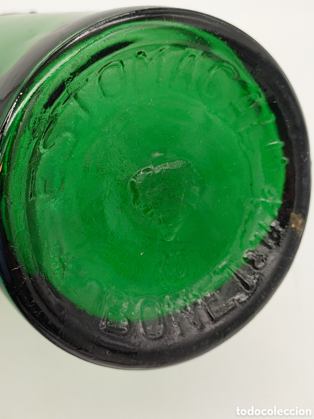 Botellas antiguas: Dos botellas antiguas color verde - Foto 6