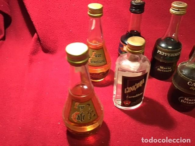 Botellas antiguas: LOTE MINIATURAS DE BOTELLAS DE LICOR - Foto 4