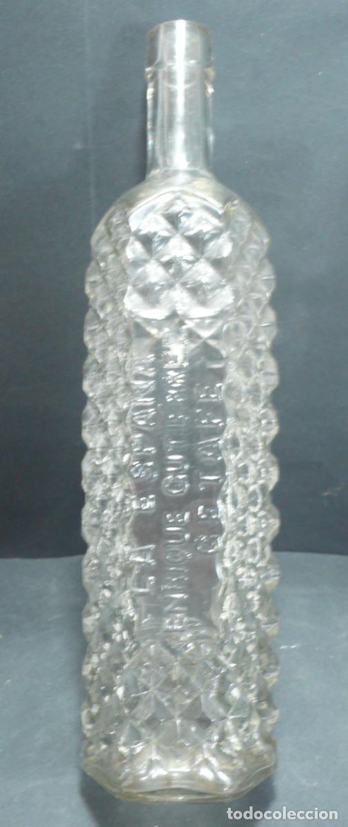 Botellas antiguas: tres botellas de cristal - Foto 3