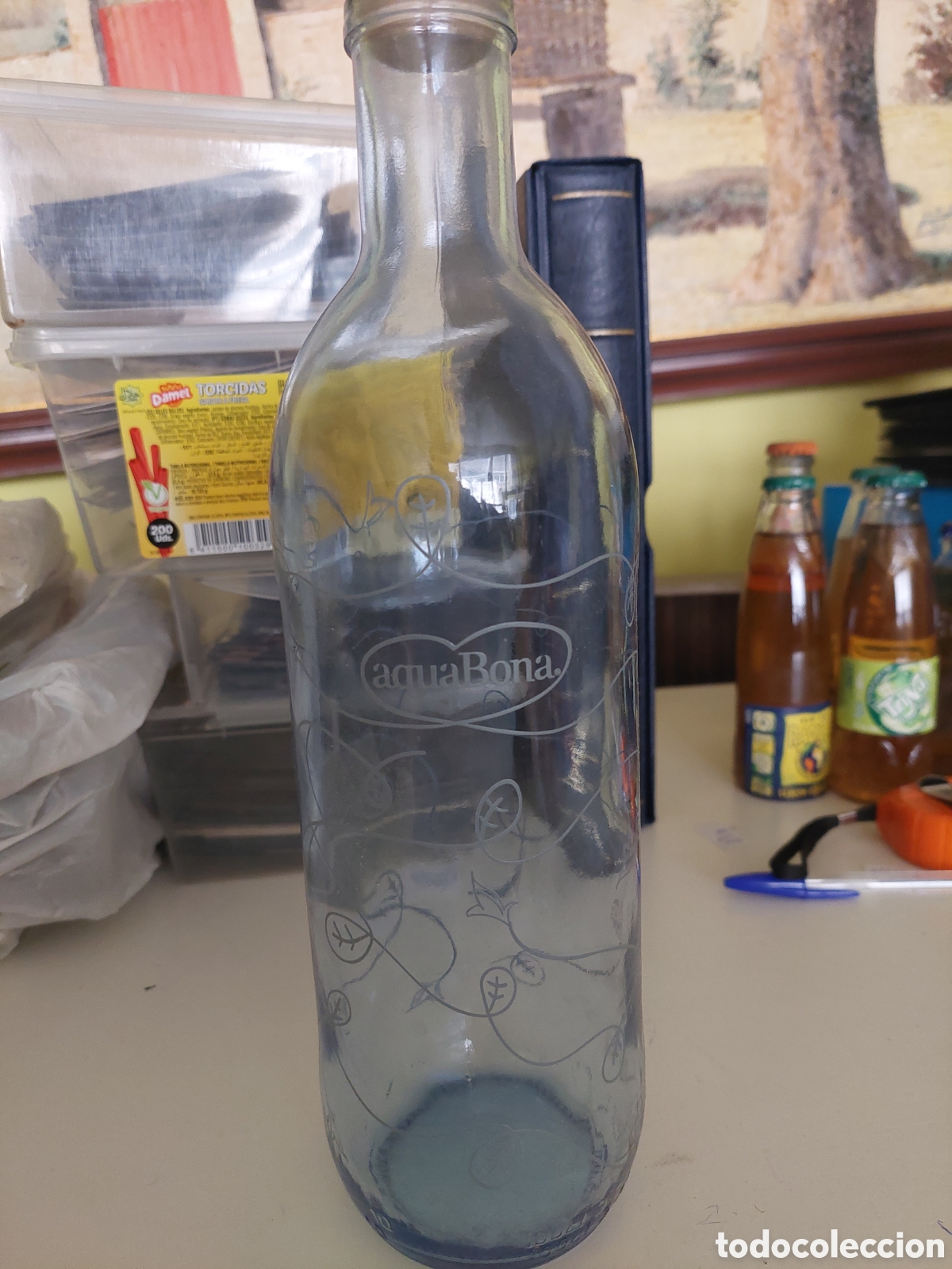 Botellas antiguas: BOTELLA AGUA BONA VINTAGE - Foto 1