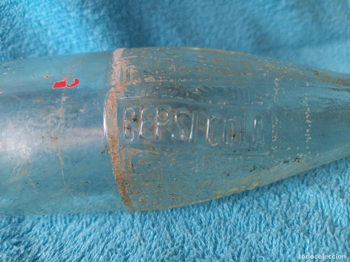 Botellas antiguas: Botella de pepsi cola 1956 - Foto 2