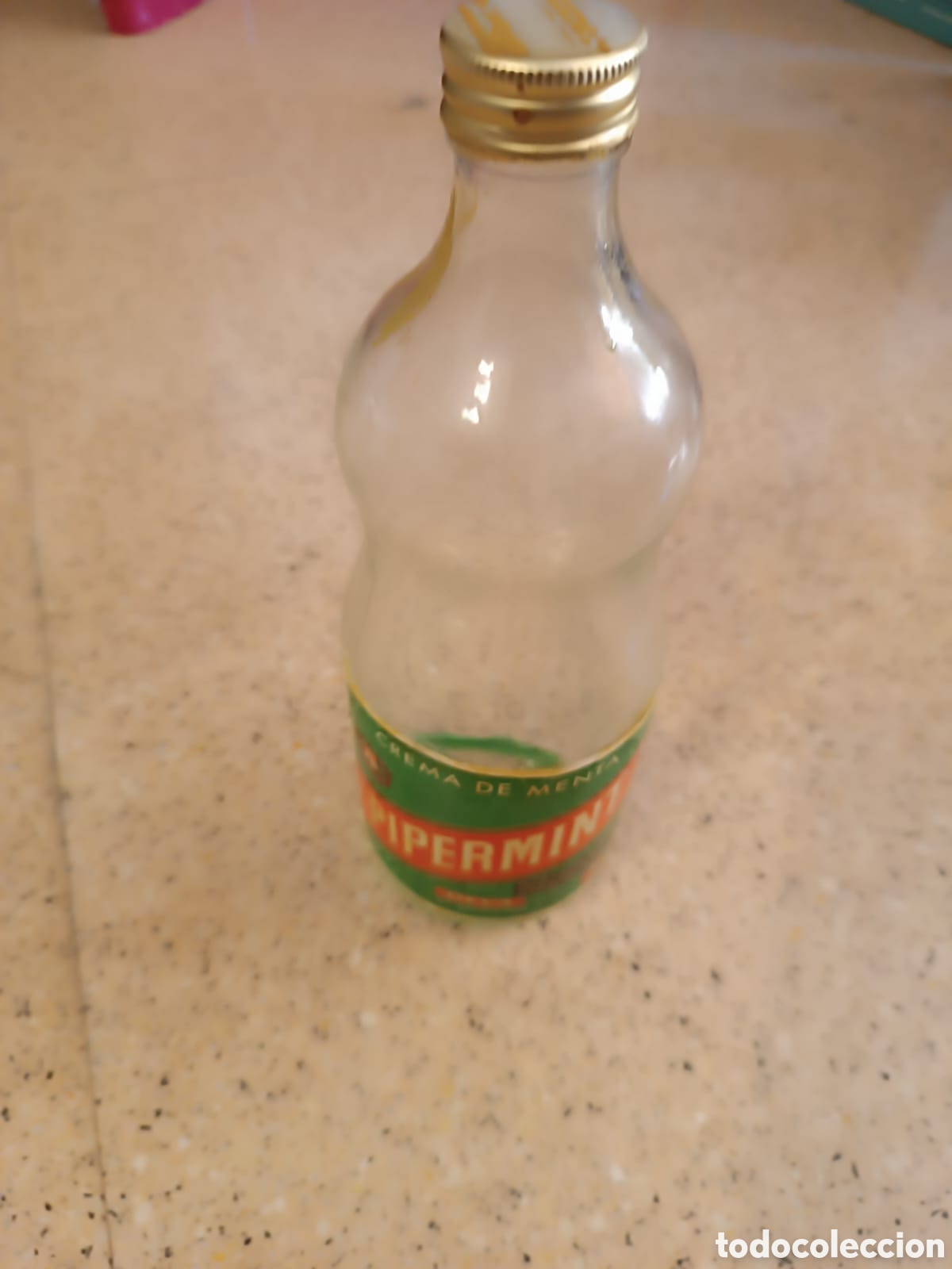 Botellas antiguas: Botella vacia Pippermint - Foto 2