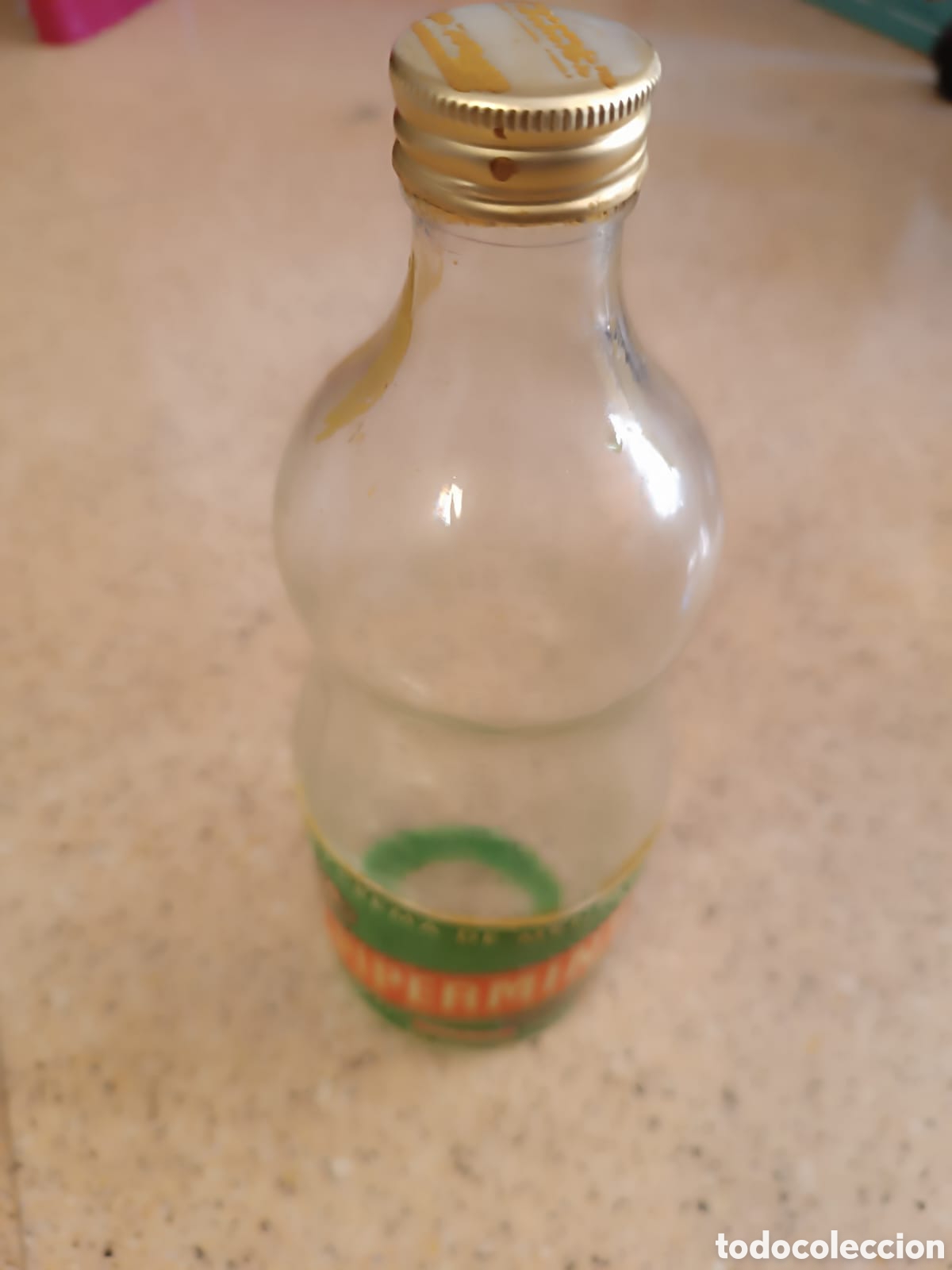 Botellas antiguas: Botella vacia Pippermint - Foto 3
