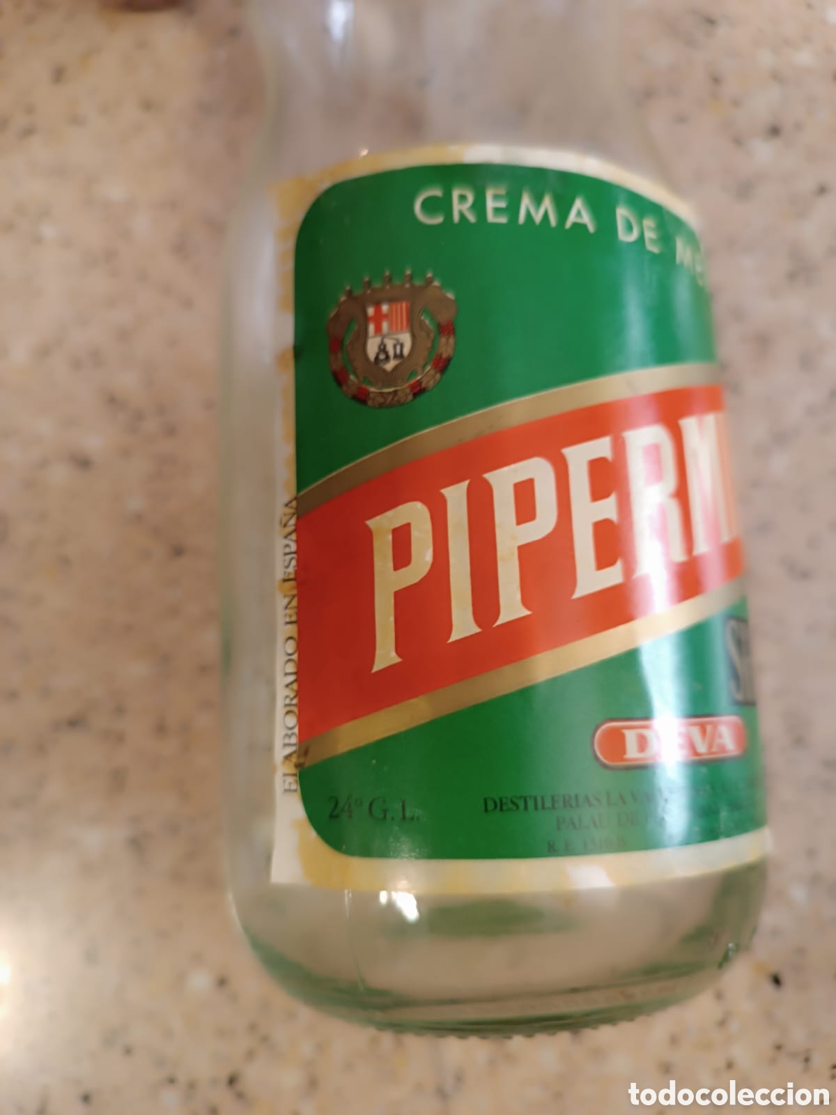 Botellas antiguas: Botella vacia Pippermint - Foto 5