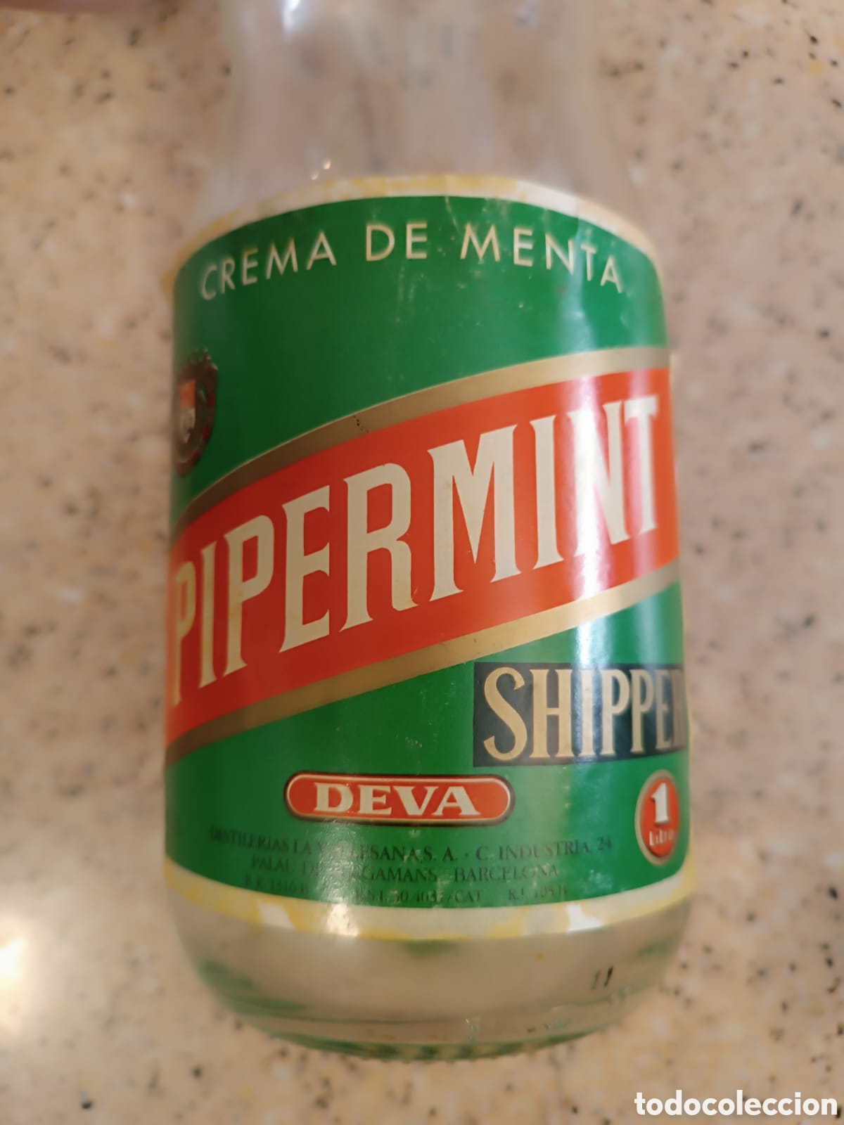 Botellas antiguas: Botella vacia Pippermint - Foto 7