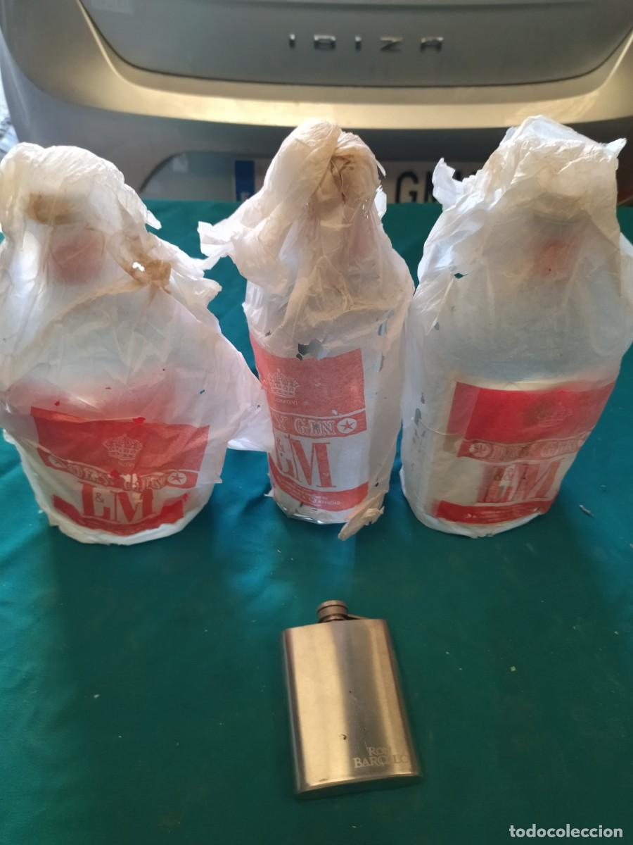 Botellas antiguas: Licor anntiguo ginebra - Foto 1