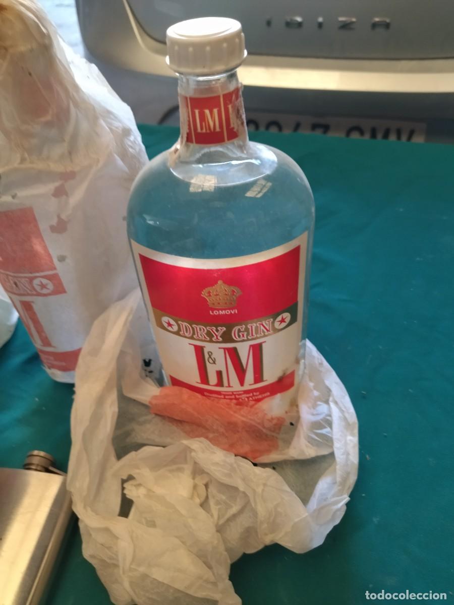 Botellas antiguas: Licor anntiguo ginebra - Foto 3