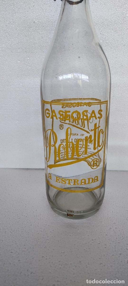 Botellas antiguas: Botella Gaseosa Roberto - A Estrada - Foto 1