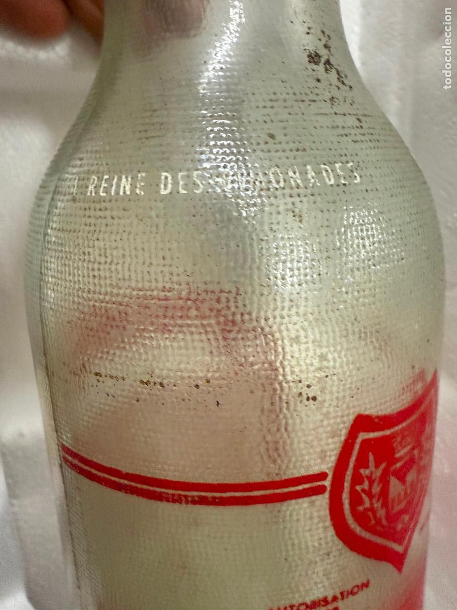 Botellas antiguas: LIMONETTE D&rsquo;ILLE. Antigua botella de limonada. 31cms - Foto 7
