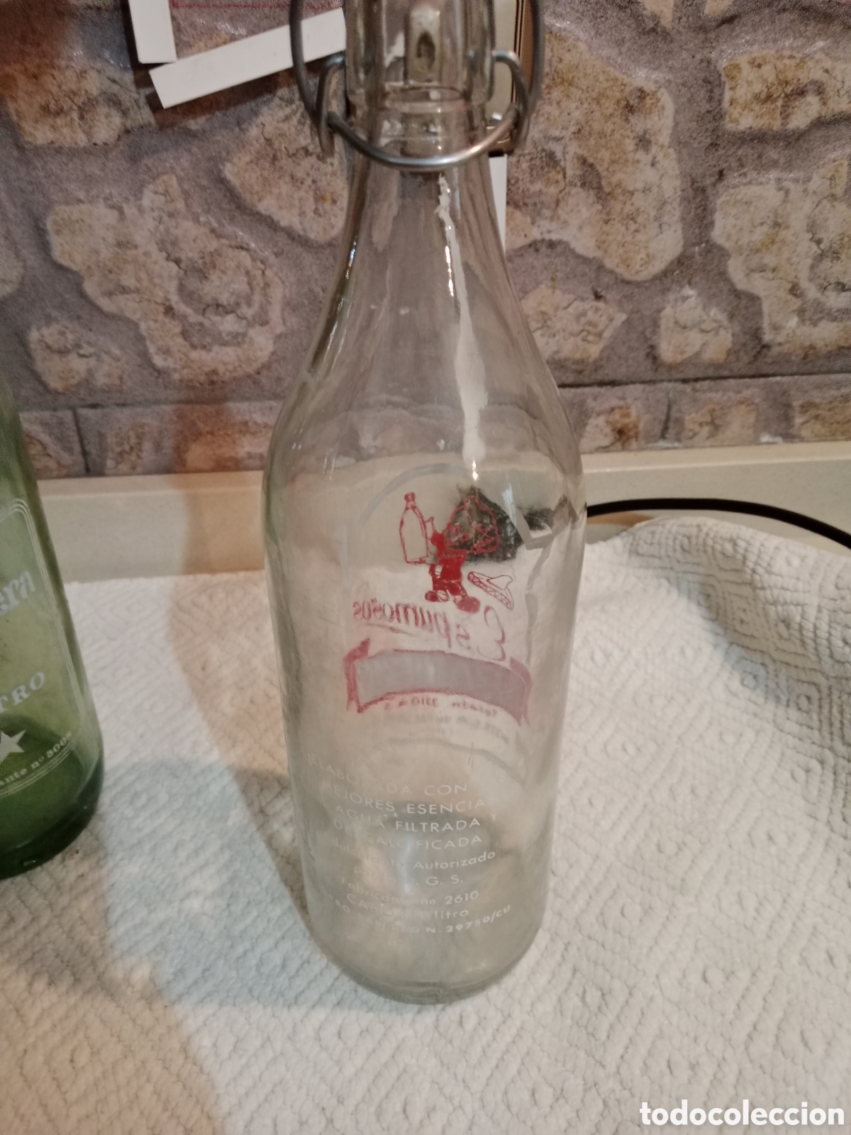 Botellas antiguas: GASEOSA ESPUMOSOS APARICIO - Foto 2