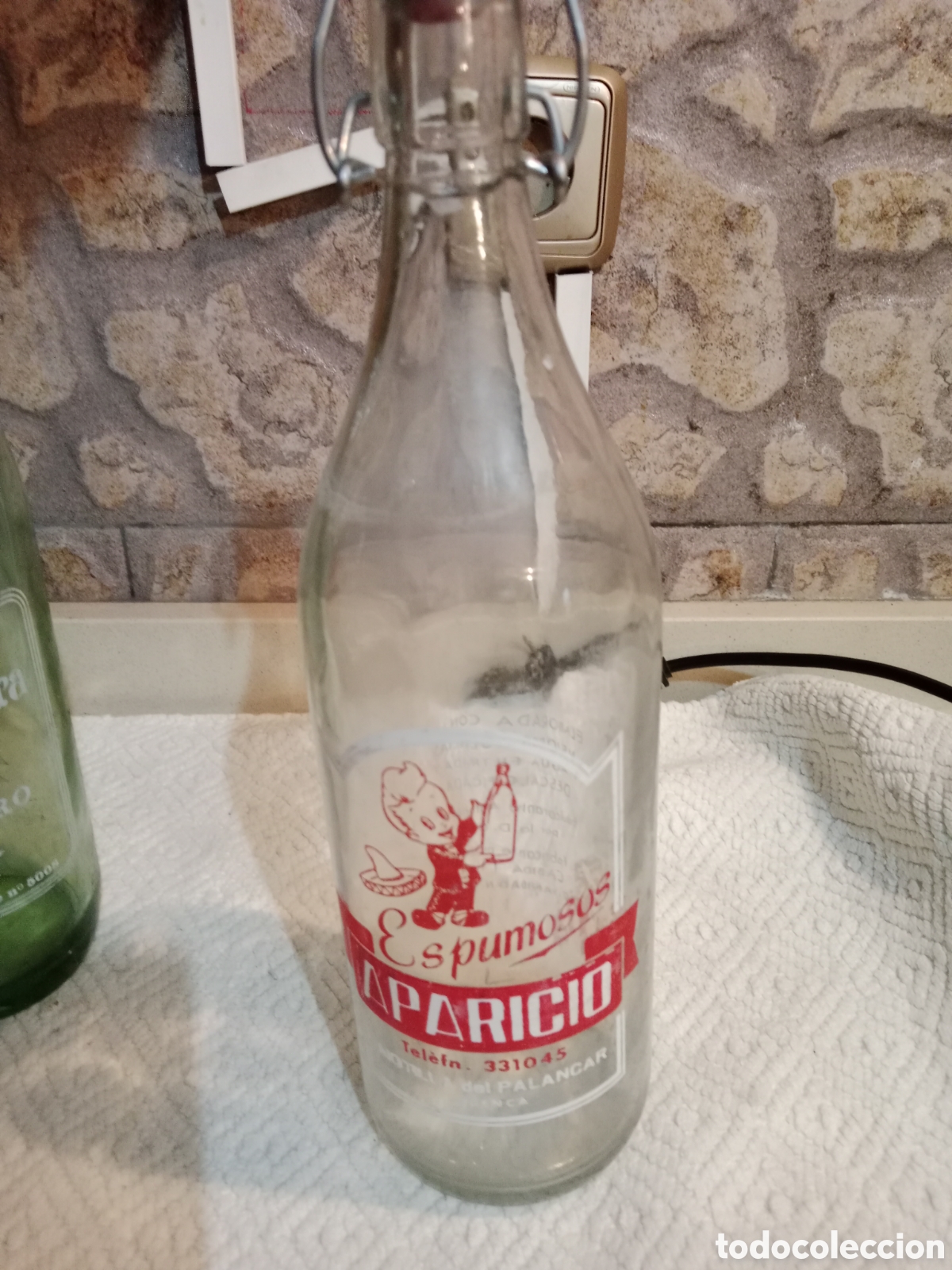Botellas antiguas: GASEOSA ESPUMOSOS APARICIO - Foto 1