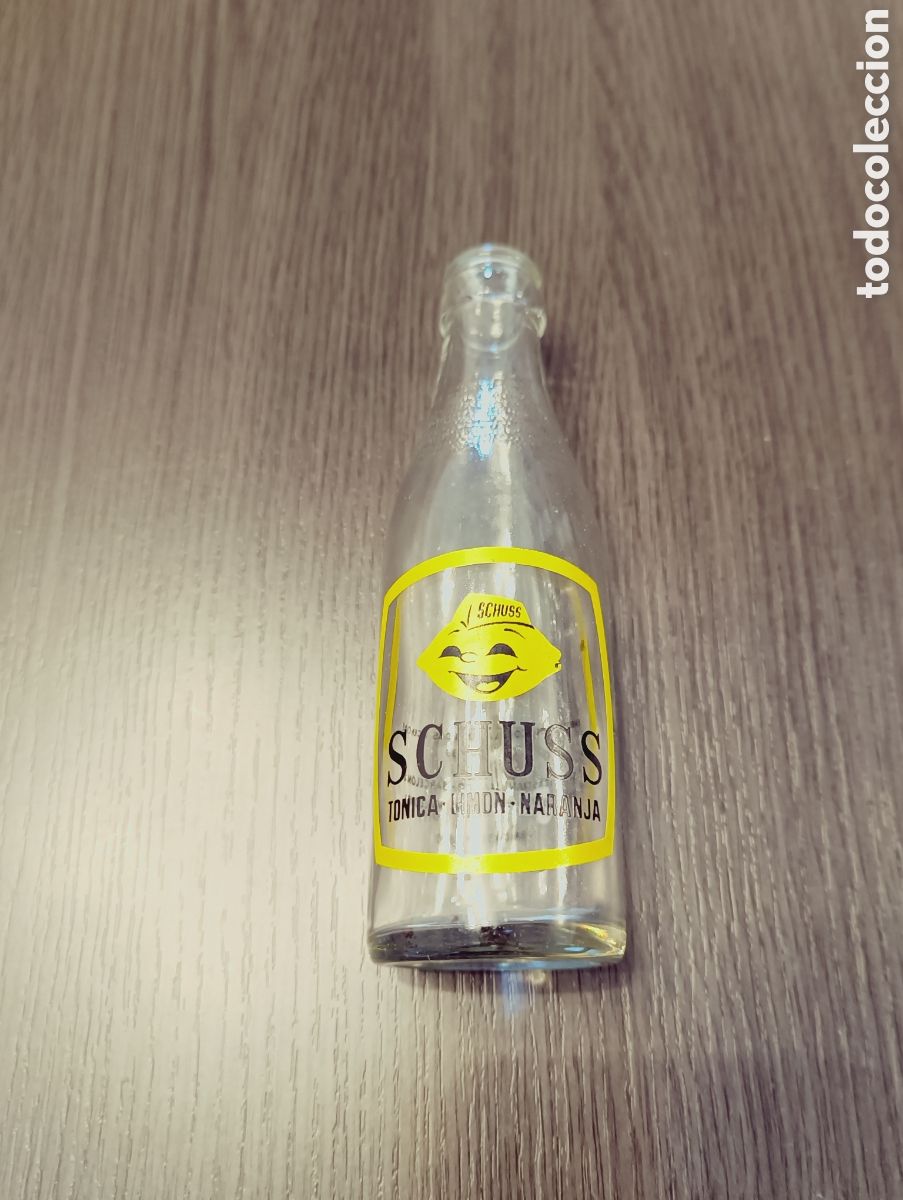 Botellas antiguas: Botellin Refresco Antiguo SCHUSS - Foto 1