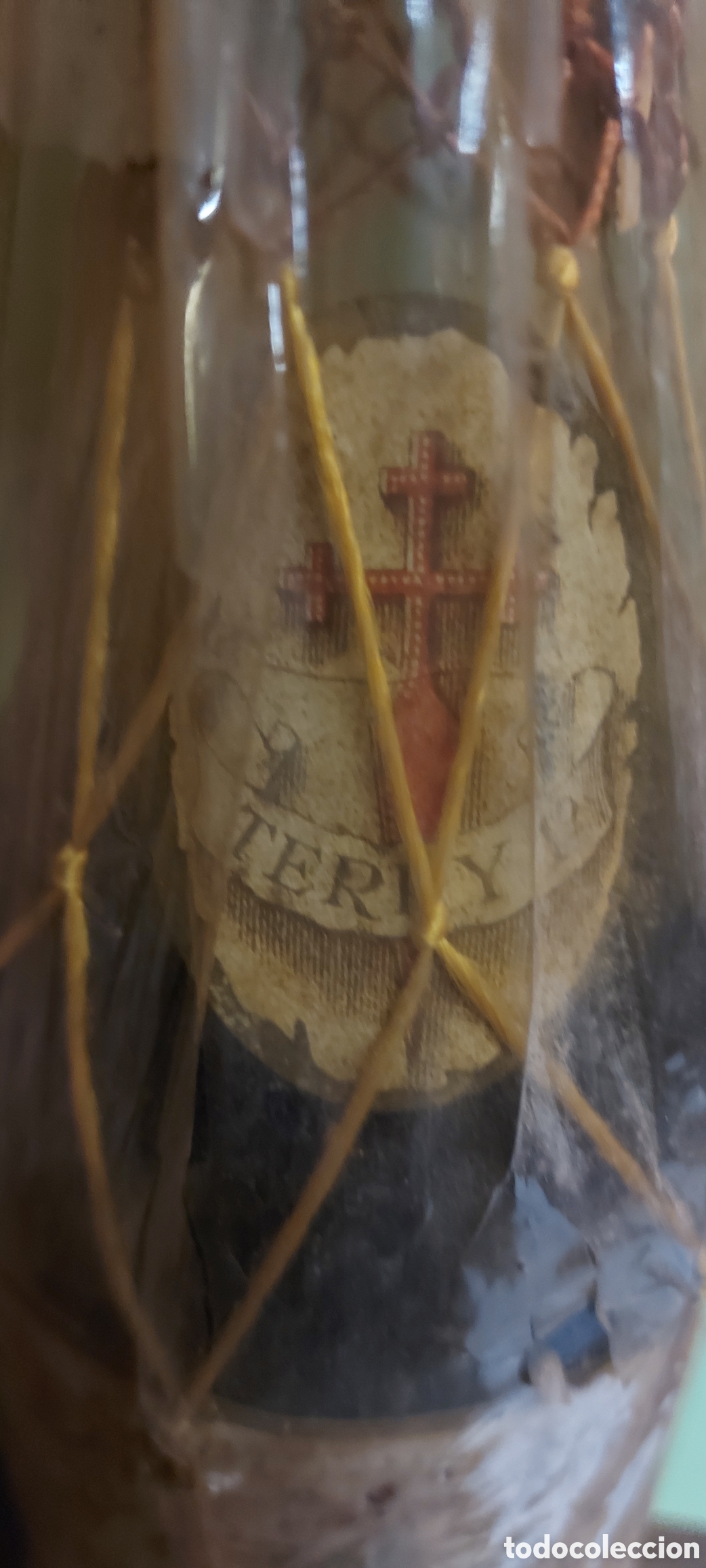 Botellas antiguas: BOTELLA CO&Ntilde;AC VIEJO TERRY - Foto 3