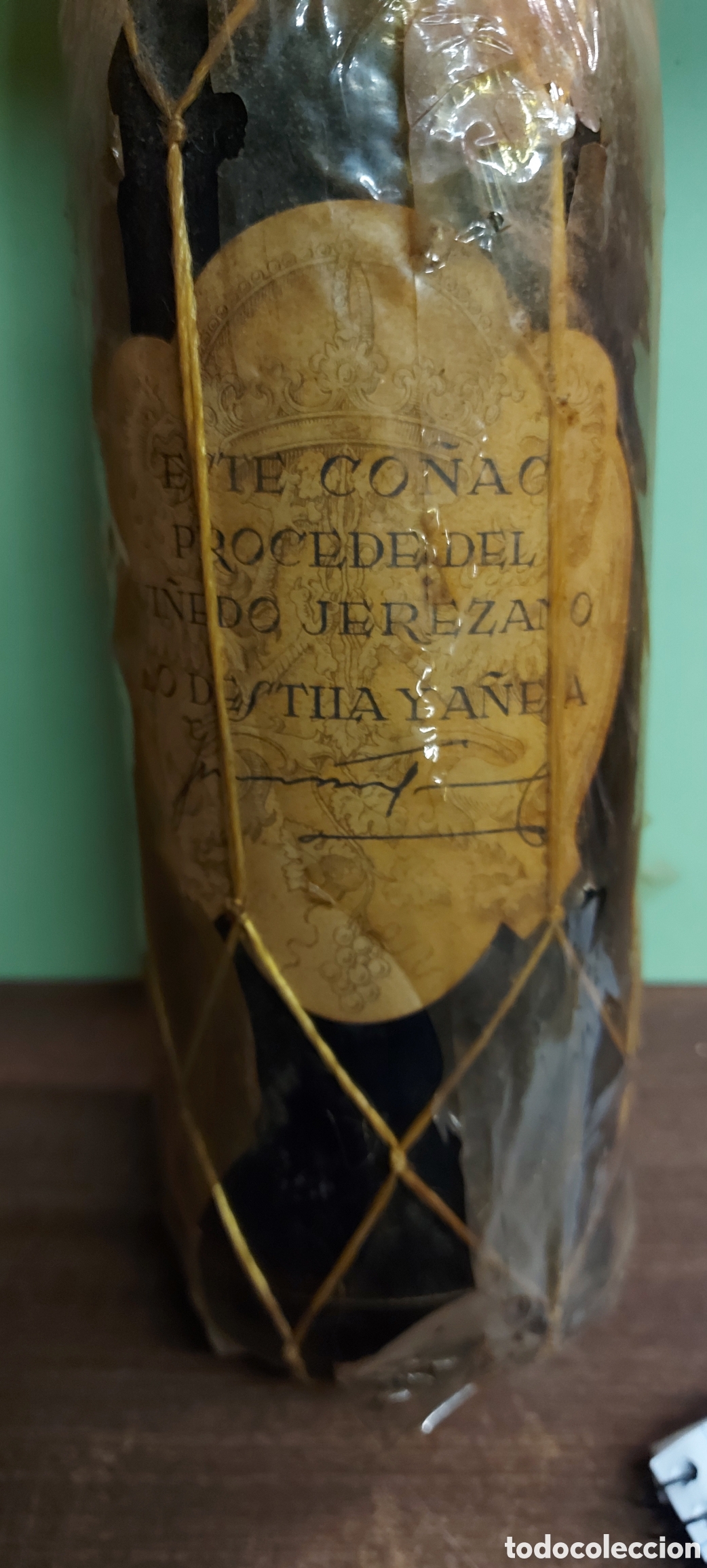 Botellas antiguas: BOTELLA CO&Ntilde;AC VIEJO TERRY - Foto 4