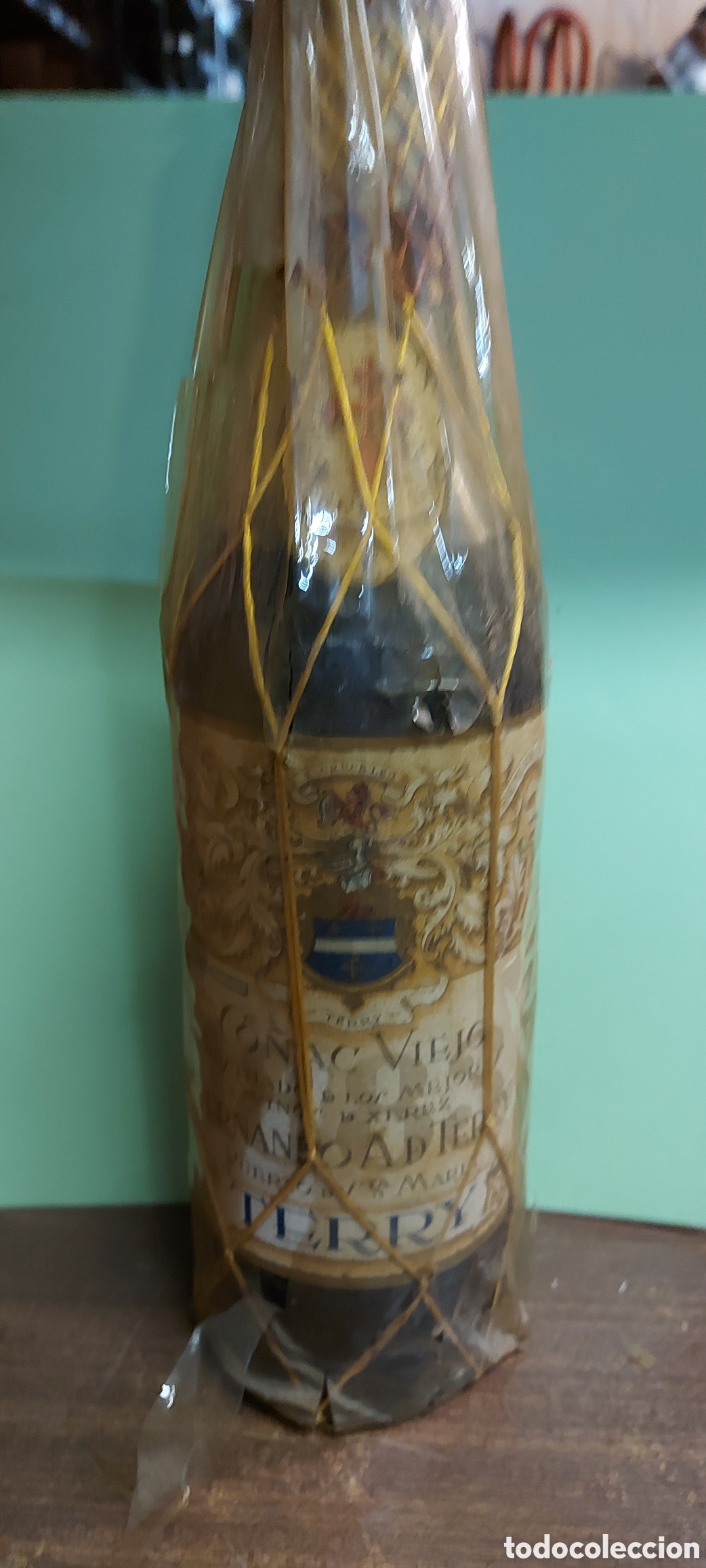 Botellas antiguas: BOTELLA CO&Ntilde;AC VIEJO TERRY - Foto 1