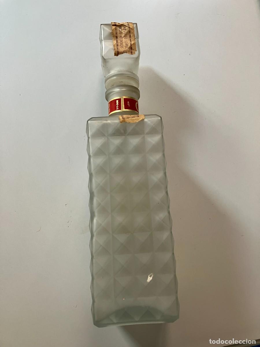 Botellas antiguas: Botella de cristal FINE OLD GIN CABALLO BLANCO - Foto 3