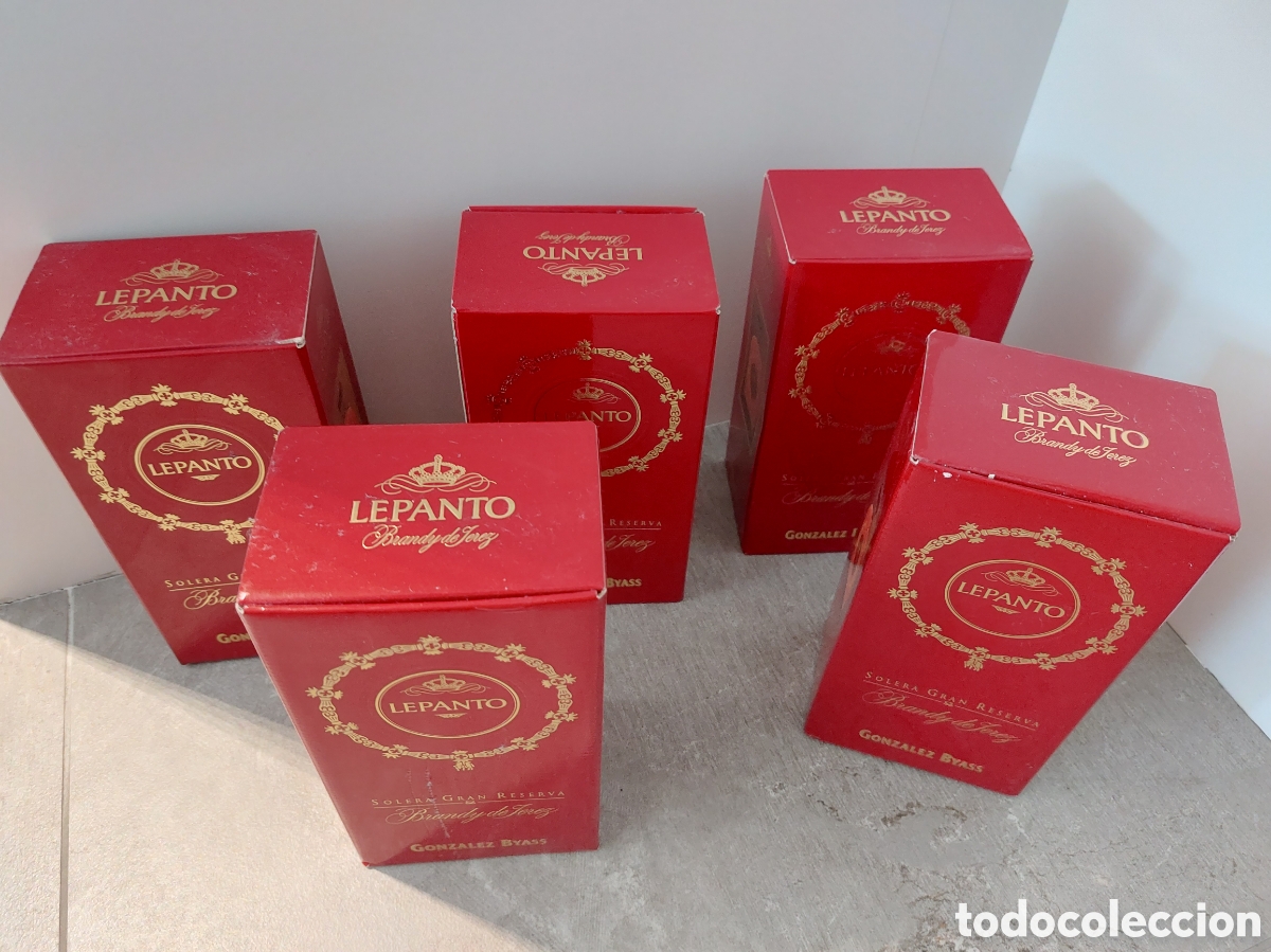 Botellas antiguas: Lepanto (brandy del jerez) - Foto 3