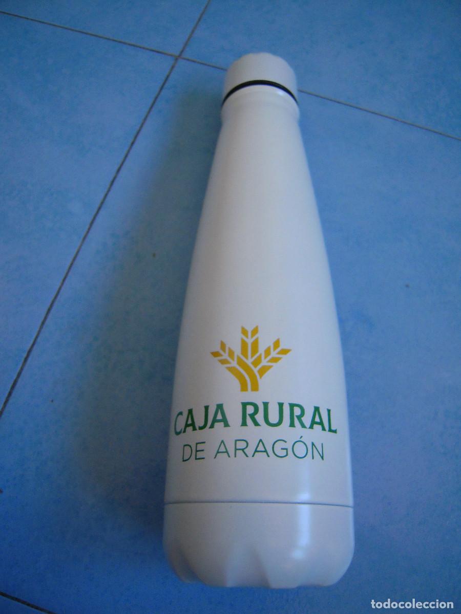 Botellas antiguas: Botella aluminio publicidad - Foto 2