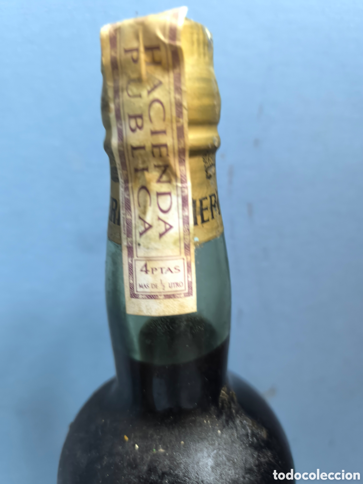 Botellas antiguas: Gran Ponche Cervantes, Marqu&eacute;s del M&eacute;rito - Foto 7