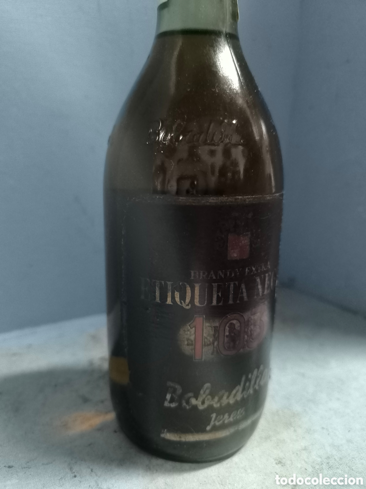 Botellas antiguas: BRANDY EXTRA ETIQUETA NEGRA 103 - Foto 4