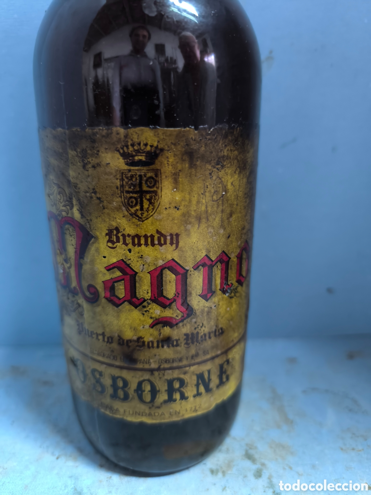 Botellas antiguas: BRANDY MAGNO. OSBORNE. - Foto 3