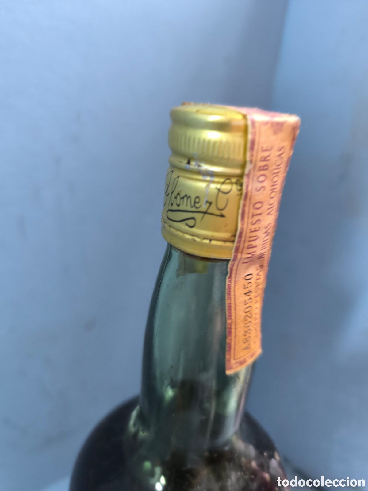 Botellas antiguas: BRANDY VETERANO OSBORNE - Foto 7
