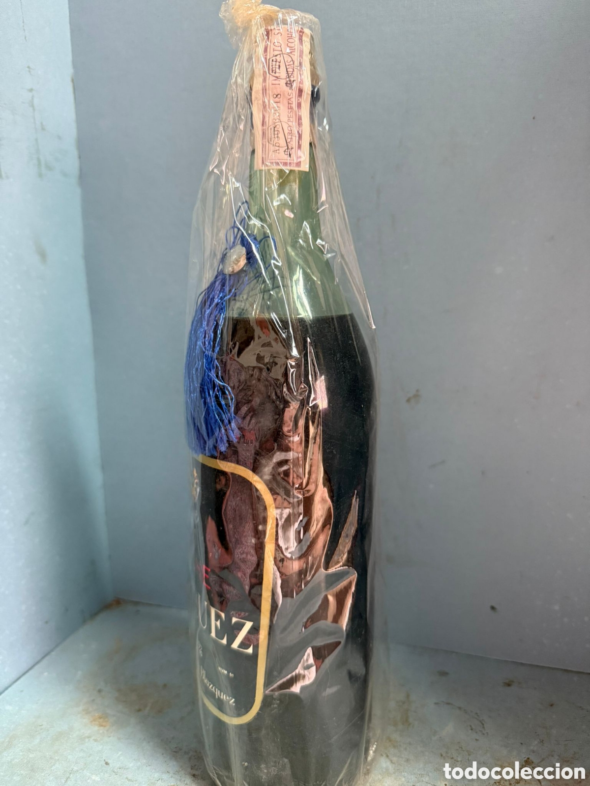 Botellas antiguas: PONCHE BLAZQUEZ. BODEGAS AGUSTIN BLAZQUEZ. - Foto 4