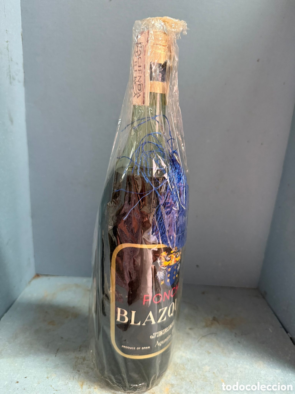 Botellas antiguas: PONCHE BLAZQUEZ. BODEGAS AGUSTIN BLAZQUEZ. - Foto 1