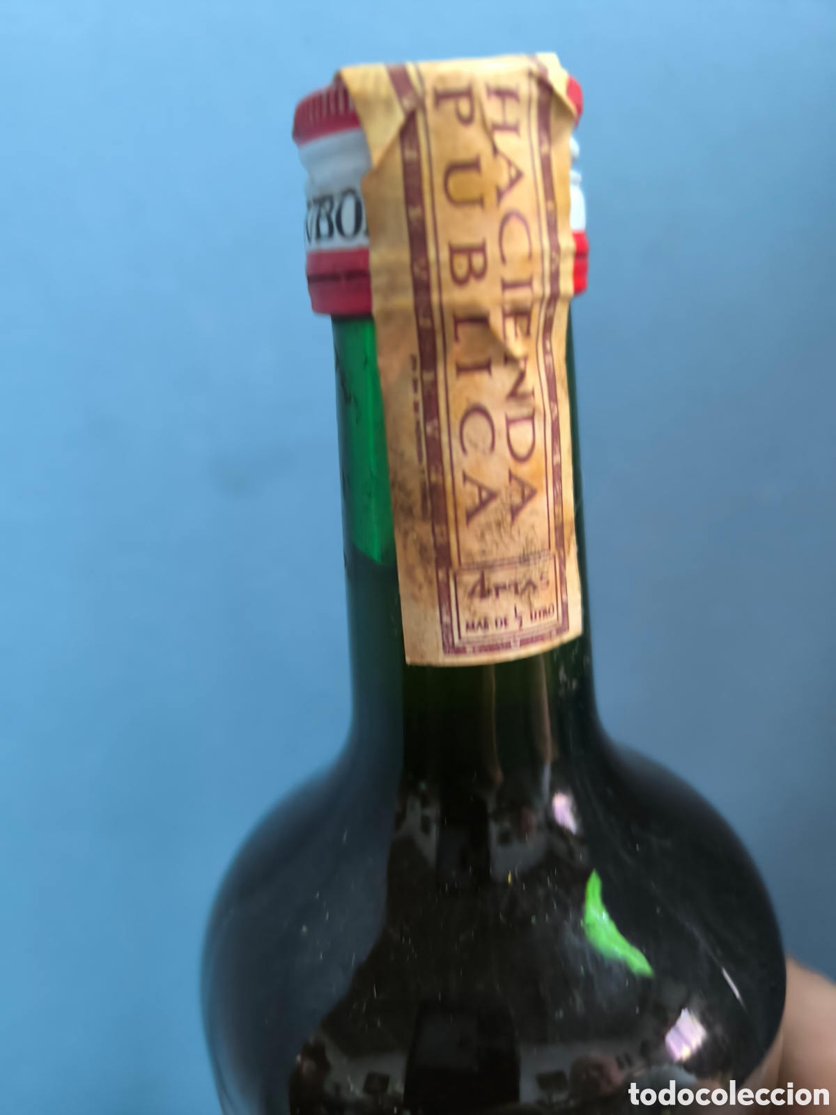 Botellas antiguas: Licor DUBONNET precinto 4 pesetas - Foto 5