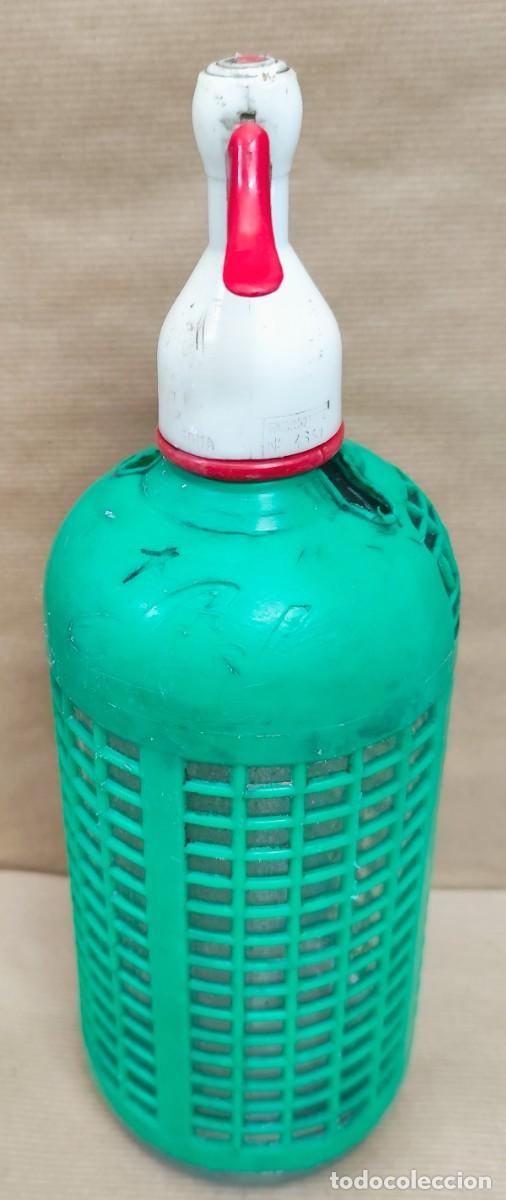 Botellas antiguas: SIF&Oacute;N ANTIGUO MARCA STEL - Foto 2