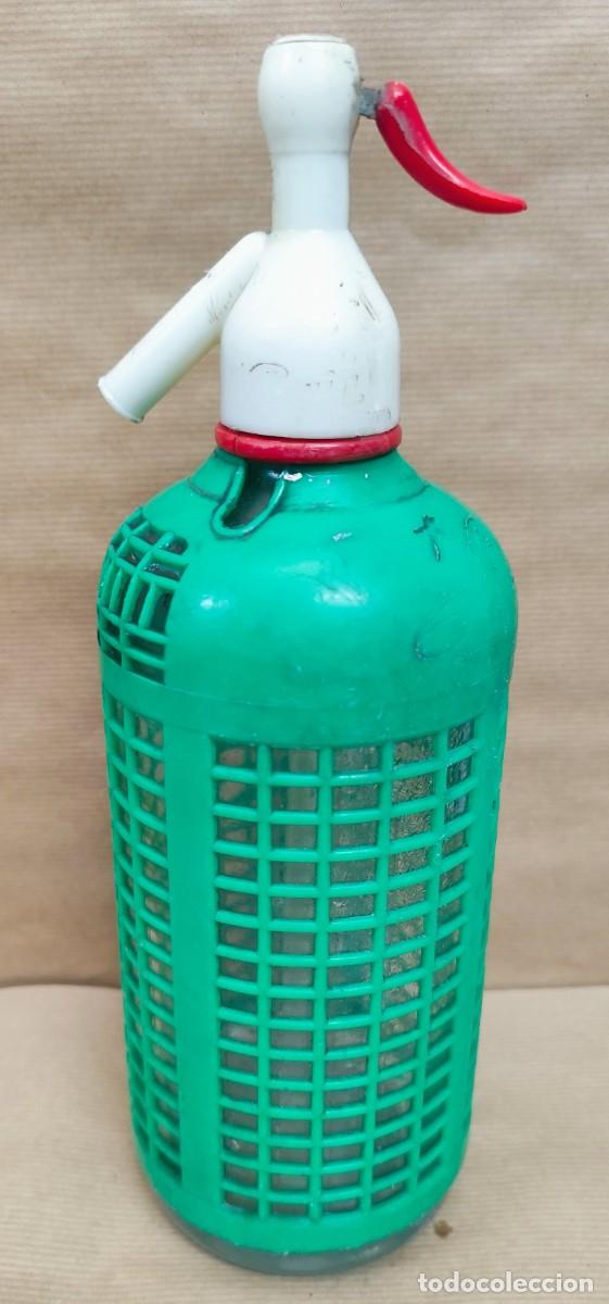 Botellas antiguas: SIF&Oacute;N ANTIGUO MARCA STEL - Foto 4