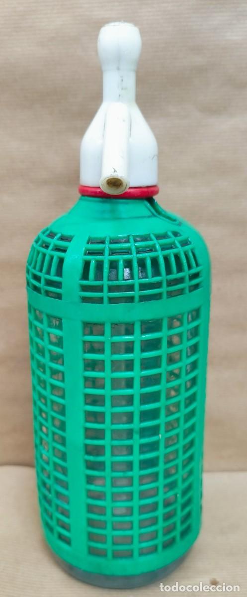 Botellas antiguas: SIF&Oacute;N ANTIGUO MARCA STEL - Foto 6