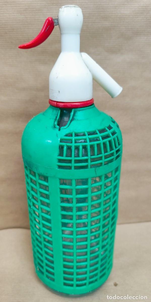 Botellas antiguas: SIF&Oacute;N ANTIGUO MARCA STEL - Foto 7
