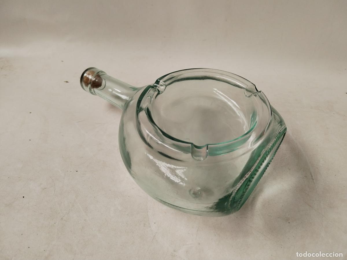 Botellas antiguas: botella cenicero vintage - Foto 4
