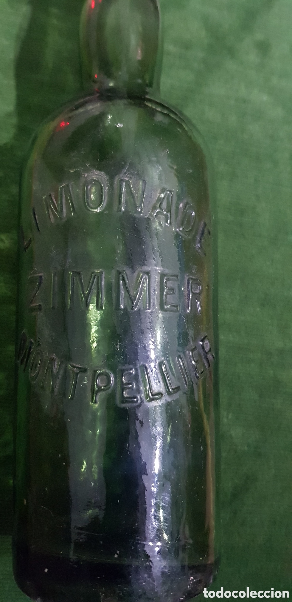 Botellas antiguas: Botella limonade zimmer monpelier - Foto 4