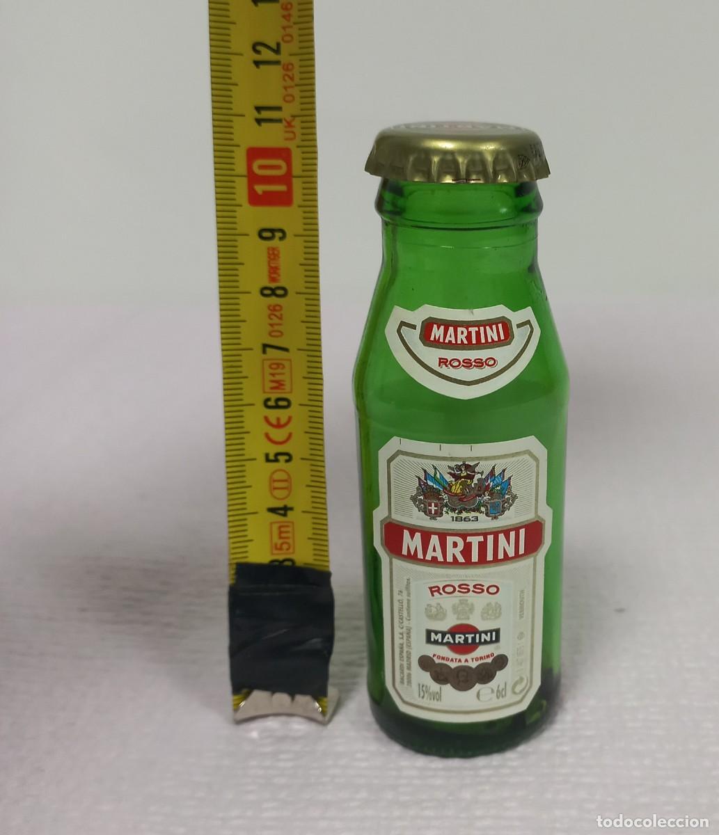 Botellas antiguas: ANTIGUA BOTELLA MINIATURA DE MARTINI ROSSO - Foto 1