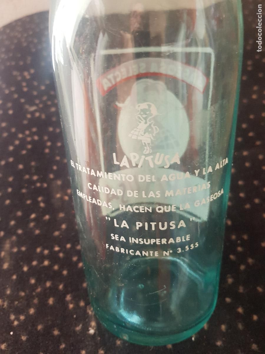 Botellas antiguas: GASEOSA SELECTA LA PITUSA - Foto 3