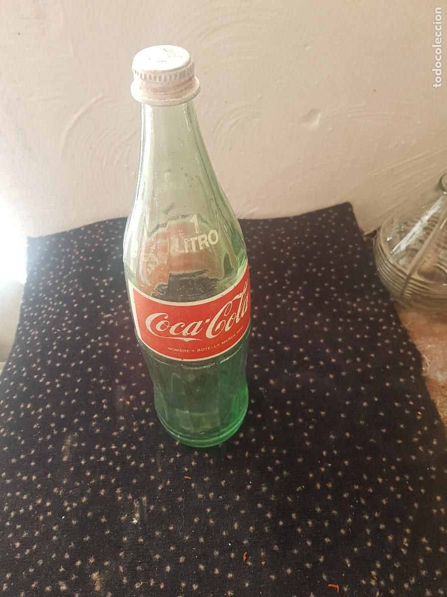 Botellas antiguas: COCA -COLA ,1 LITRO TODO ORIGINAL - Foto 2