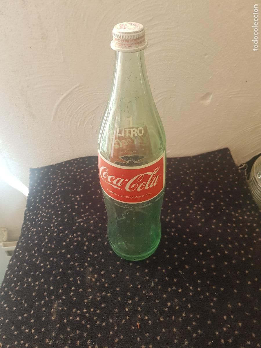 Botellas antiguas: COCA -COLA ,1 LITRO TODO ORIGINAL - Foto 5