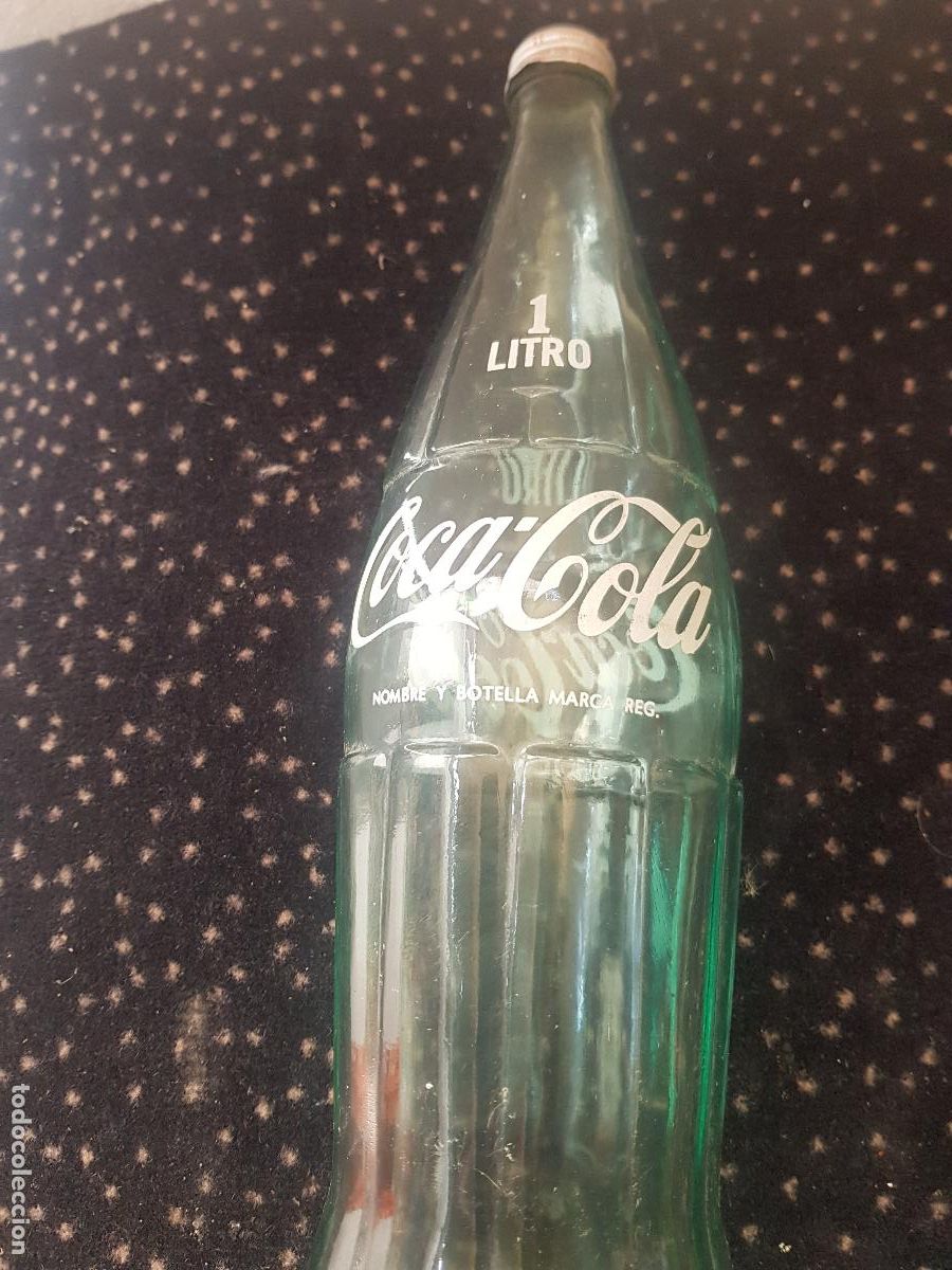 Botellas antiguas: COCA -COLA ,1 LITRO TODO ORIGINAL - Foto 2