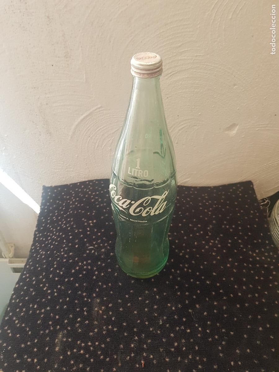 Botellas antiguas: COCA -COLA ,1 LITRO TODO ORIGINAL - Foto 4
