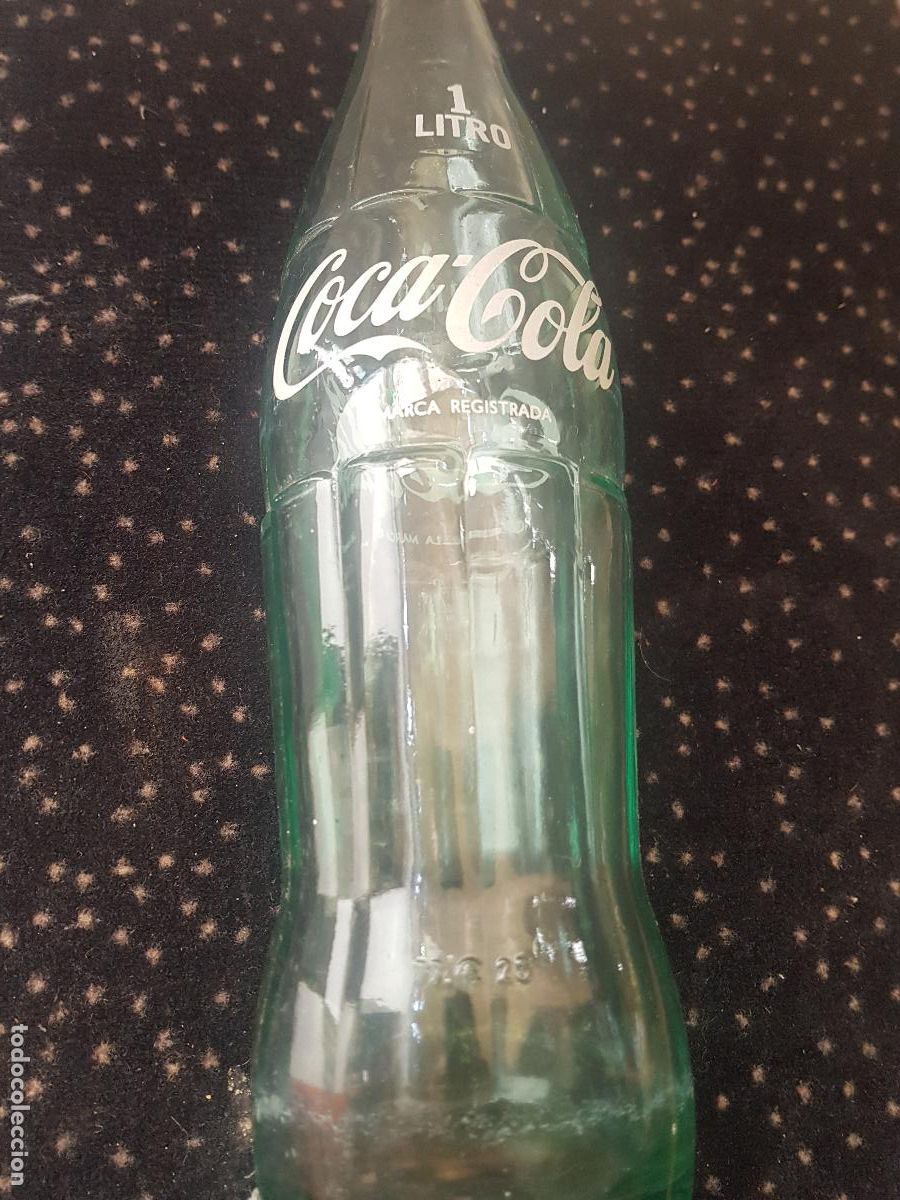 Botellas antiguas: COCA -COLA ,1 LITRO TODO ORIGINAL - Foto 1