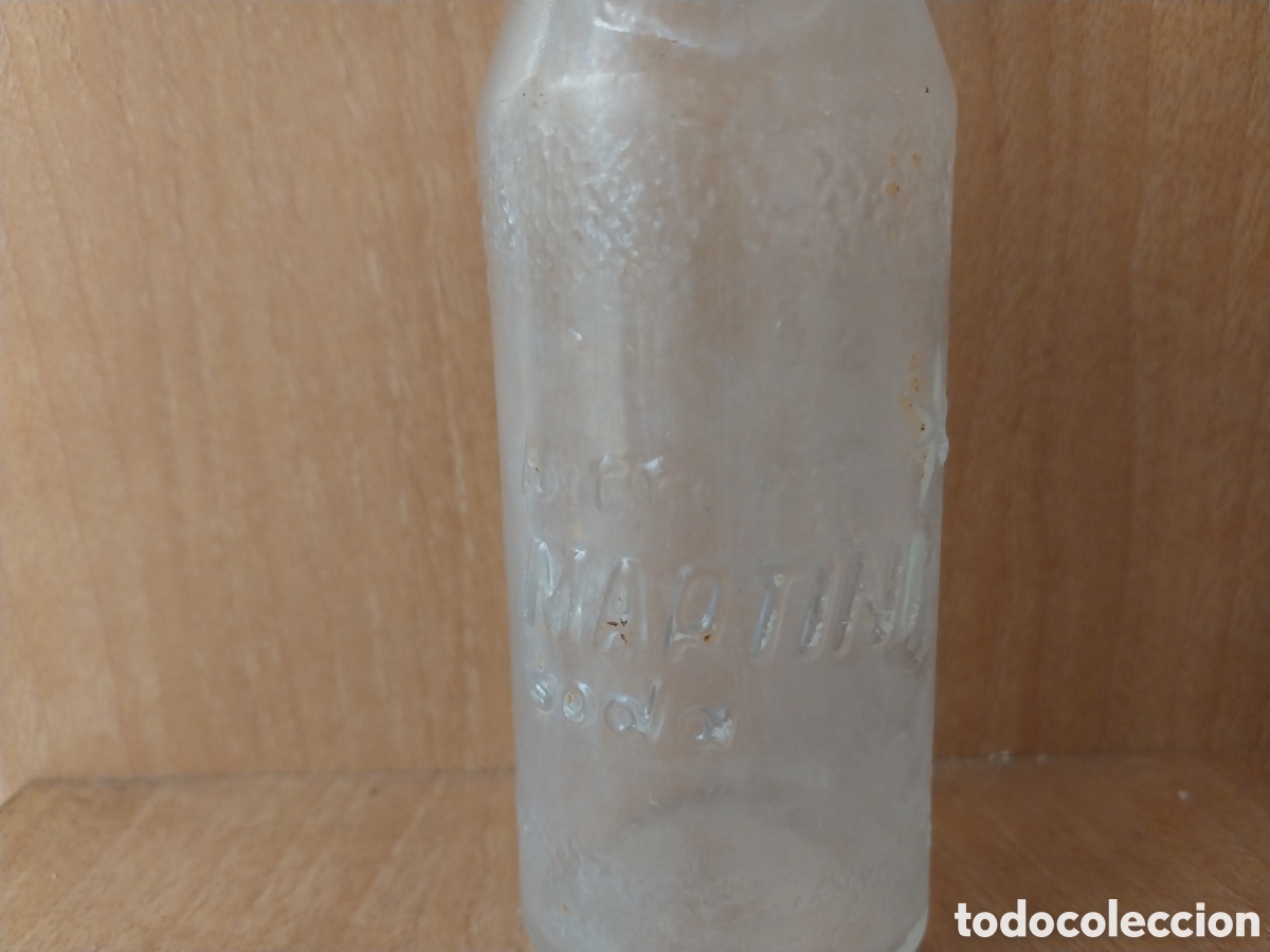 Botellas antiguas: Botellin Martini soda - Foto 2