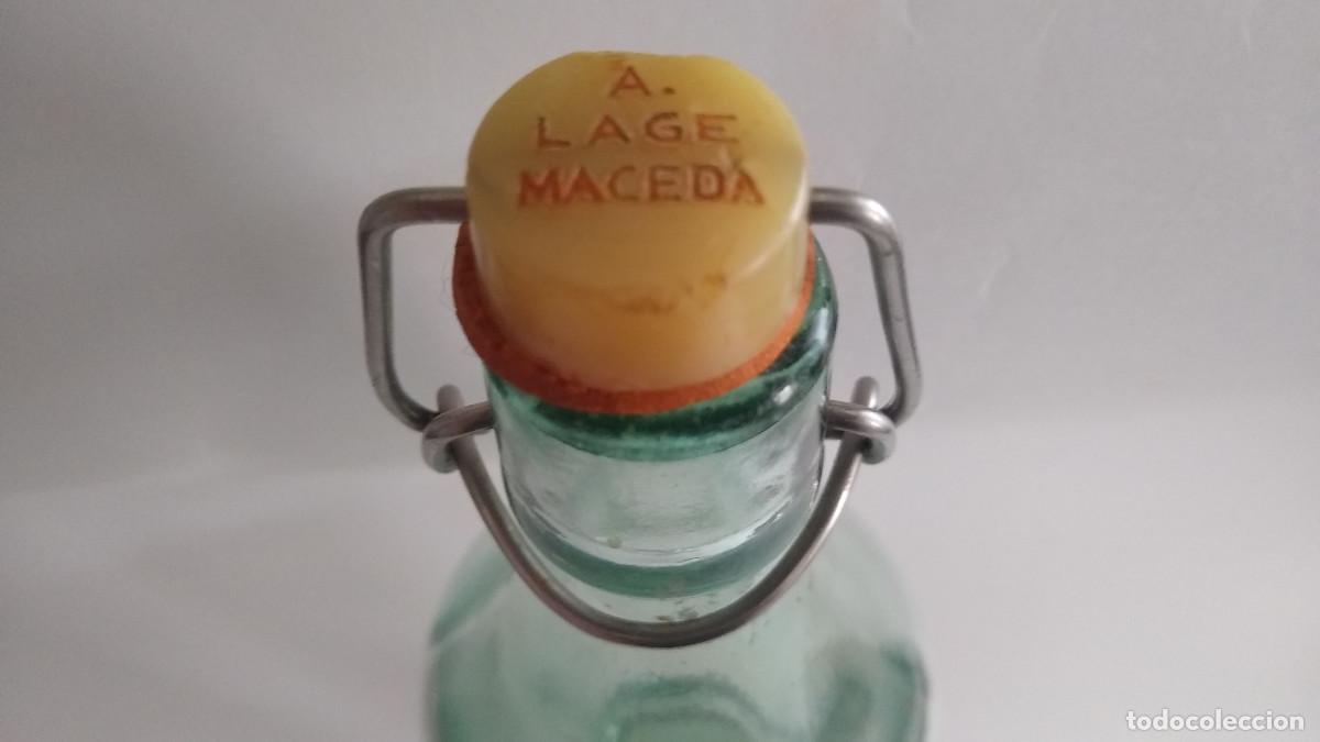Botellas antiguas: Botella 1l Bebidas refrescantes Cage Maceda - Foto 3